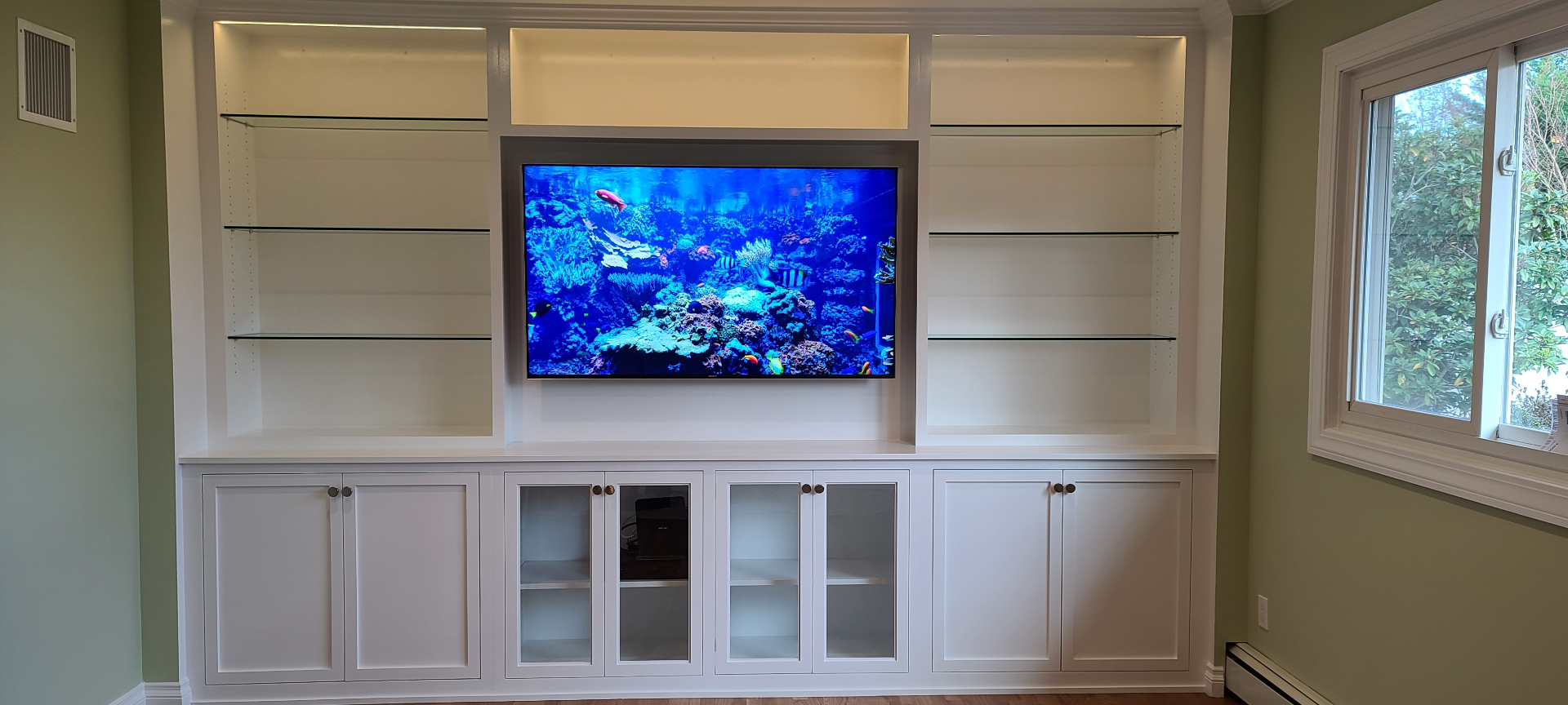 Built-In Entertainment Wall