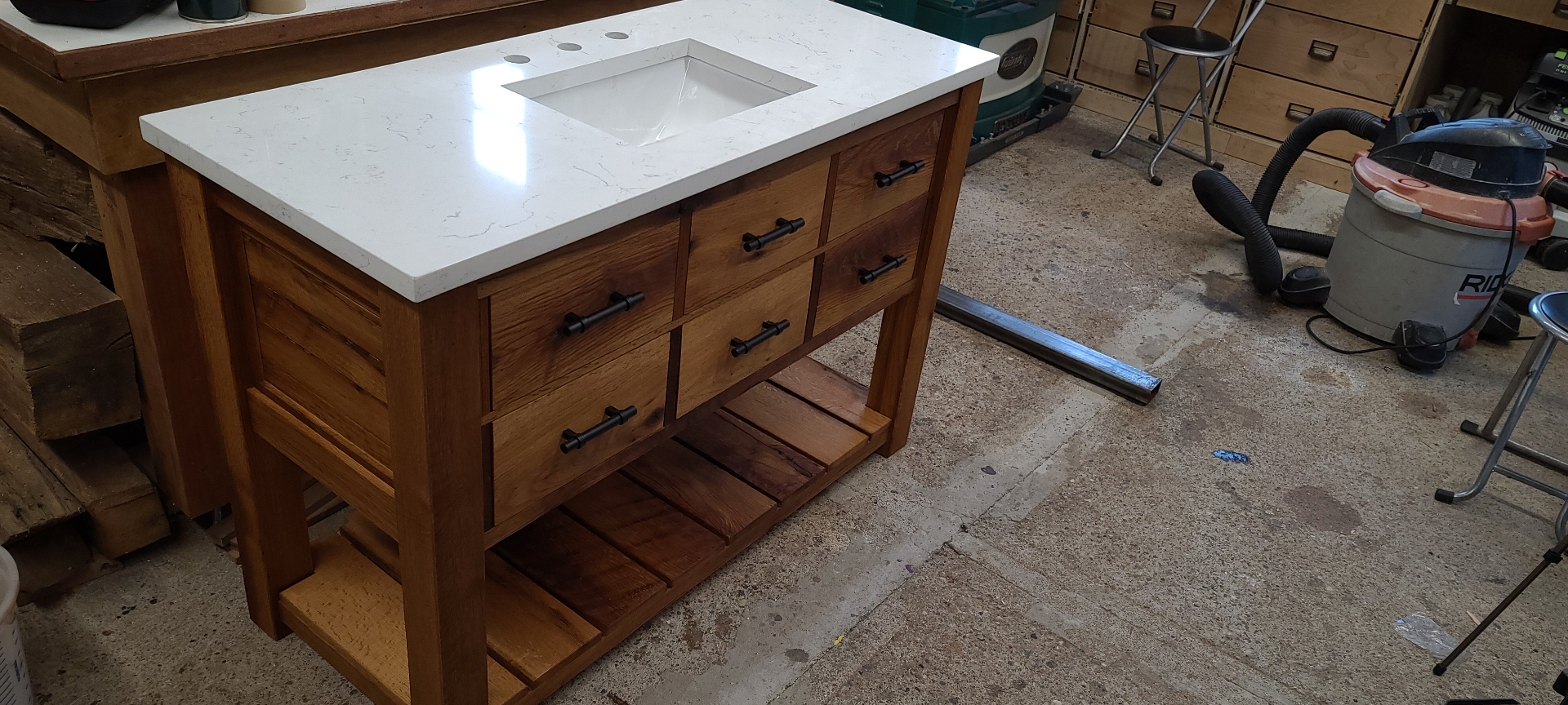 Reclaimed Oak Vanity