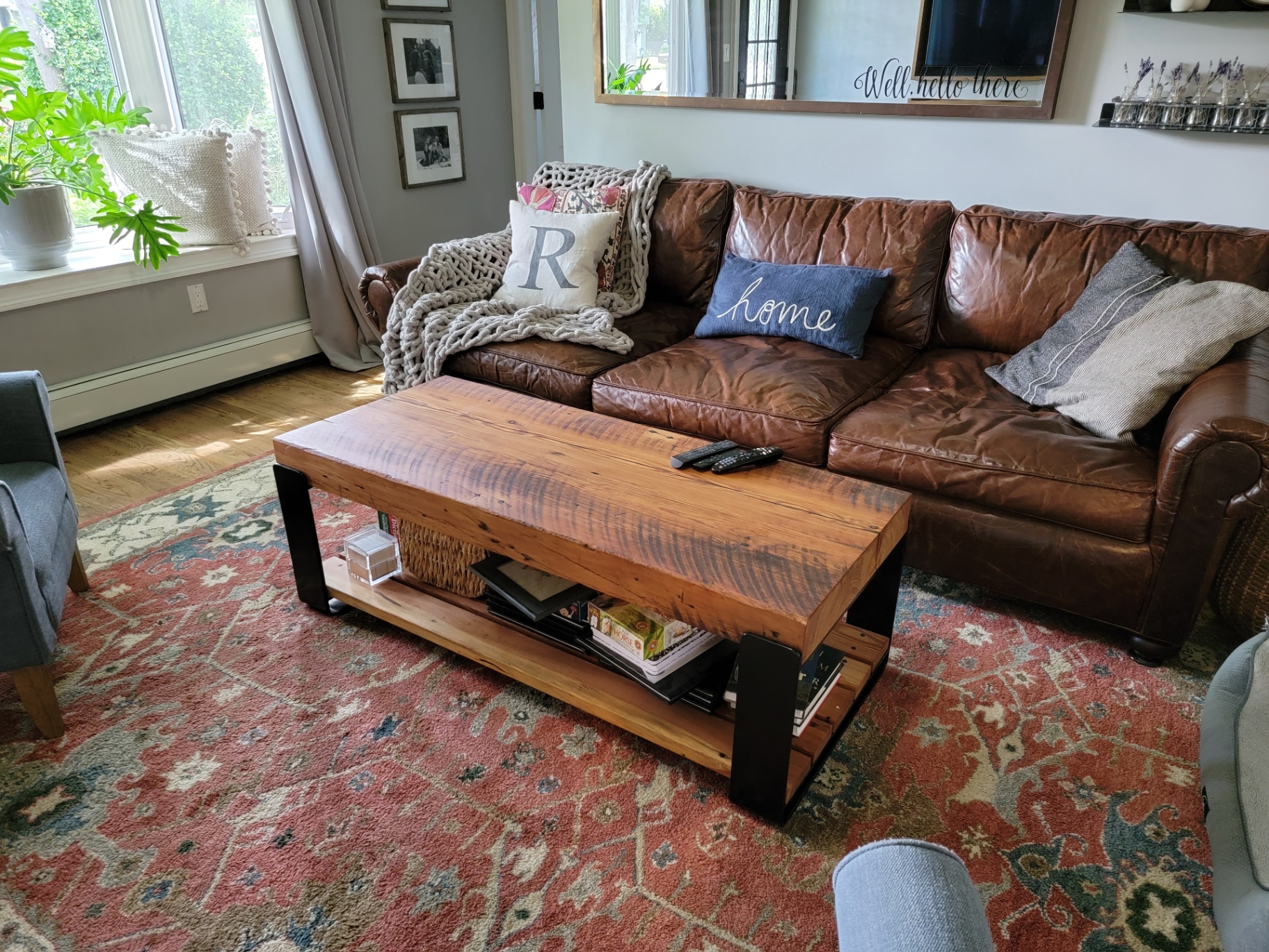 Reclaimed Beam Coffee Table