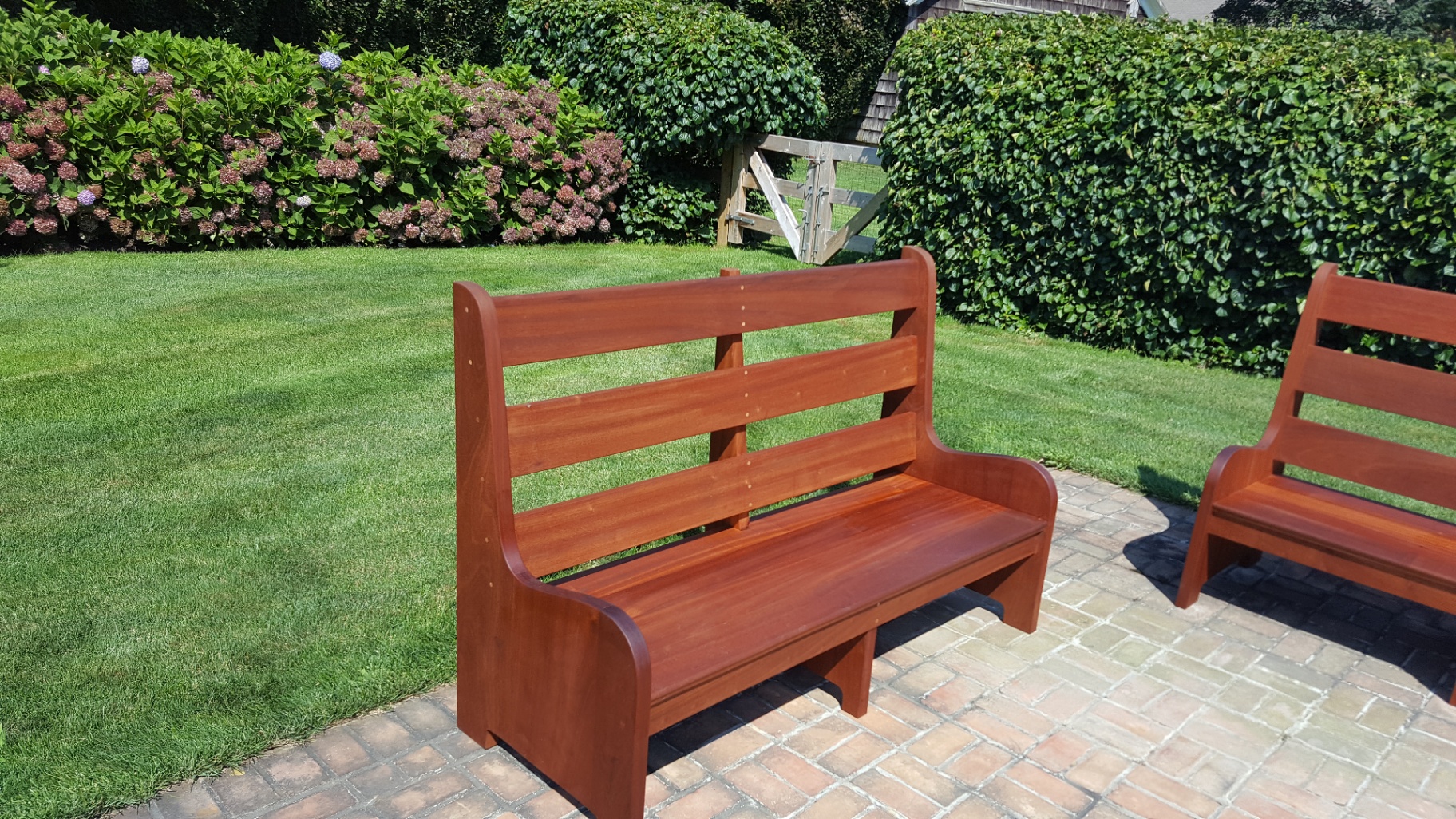 Mahogany Garden Benches